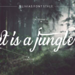 Olivias Font Poster 7