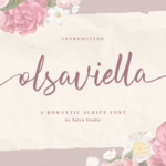 Olsaviella Font Poster 1