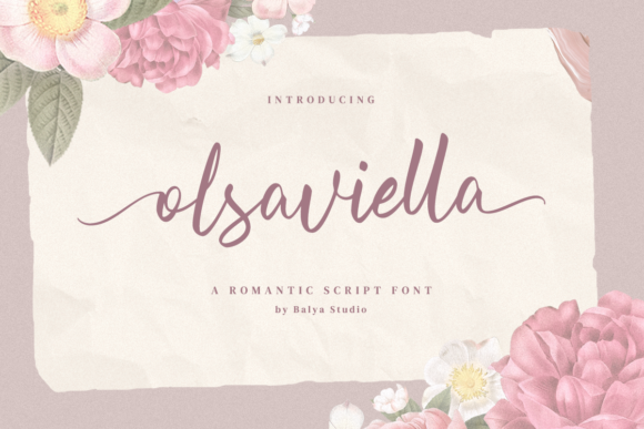 Olsaviella Font Poster 1