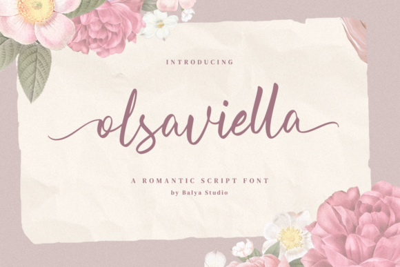 Olsaviella Font Olsaviella Font Poster 1