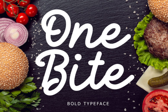 One Bite Font Poster 1