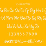 Orange Fresh Font Poster 5