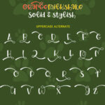 Orange Milkshake Font Poster 7
