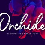 Orchide Font Poster 1