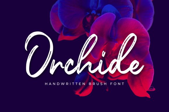 Orchide Font Poster 1