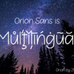 Orion Sans Font Poster 4