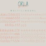 Orla Fiola Font Poster 11