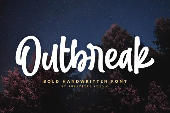Outbreak Font Outbreak Font Poster 1