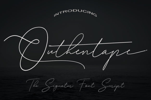 Outhentape Font Poster 1