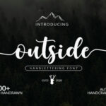 Outside Font Poster 1