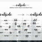 Outside Font Poster 2