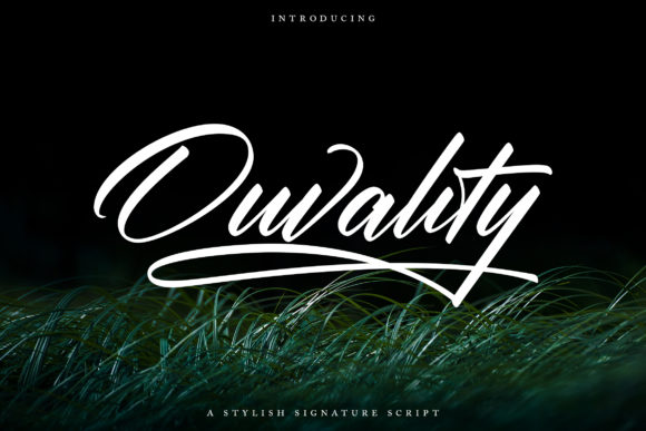 Ouvality Font Poster 1