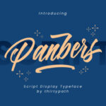 Panbers Font Poster 1