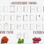 Paper Notebook Font Poster 4