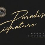 Paradise Signature Font Poster 8