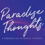 Paradise Thoughts Font Poster 1