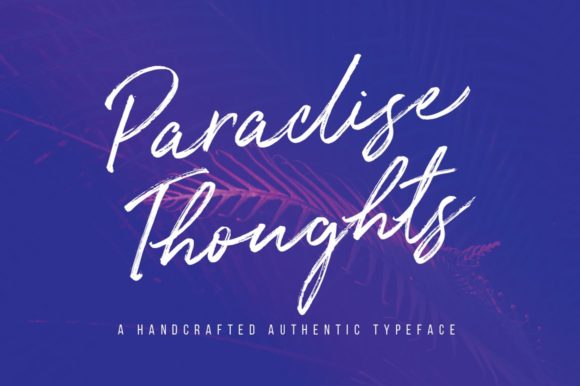 Paradise Thoughts Font