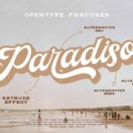 Paradiso Font Poster 4