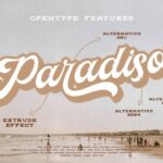 Paradiso Font Poster 4