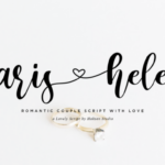 Paris Helen Font Poster 1