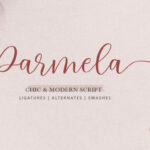 Parmela Font Poster 1