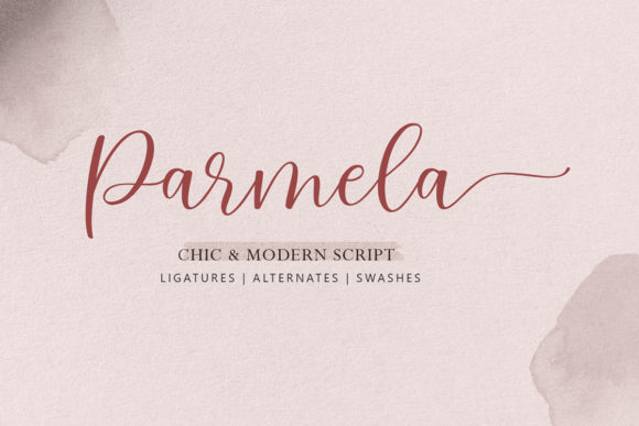 Parmela Font Poster 1