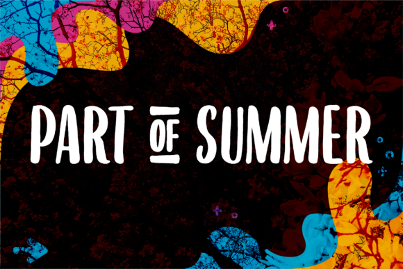 Part of Summer Font Poster 1
