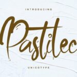 Pastilec Font Poster 1