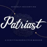 Patriast Font Poster 1