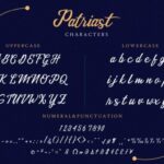 Patriast Font Poster 7