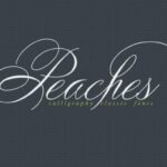 Peaches Font Poster 1