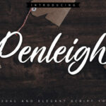 Penleigh Font Poster 1
