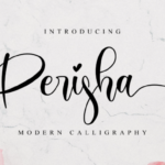 Perisha Font Poster 1
