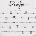 Perisha Font Poster 12