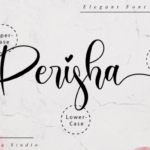 Perisha Font Poster 10