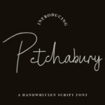 Petchabury Font Poster 1
