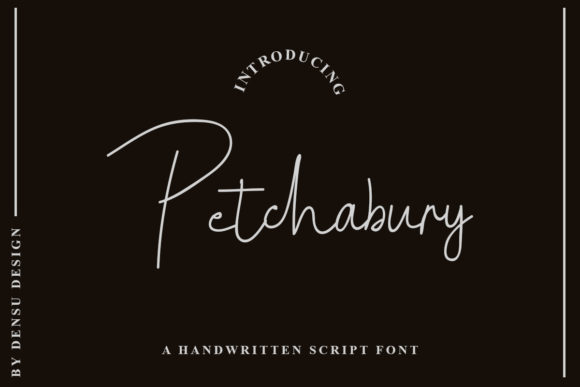 Petchabury Font Poster 1