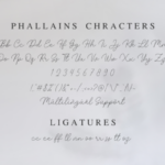 Phallain Script Font Poster 7
