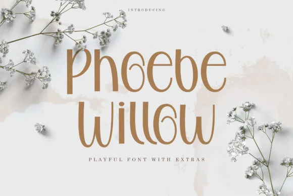 Phoebe Willow Font Phoebe Willow Font Poster 1