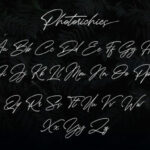 Photoricies Font Poster 11