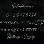 Photoricies Font Poster 12