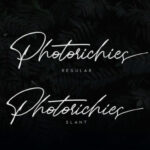 Photoricies Font Poster 13