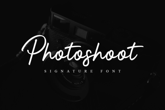 Photoshoot Font Poster 1