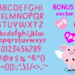 Pink Pig Font Poster 3