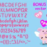 Pink Pig Font Poster 3