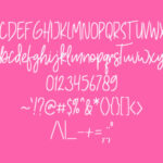 Pinky Sweet Font Poster 2