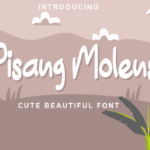 Pisang Molens Font Poster 1