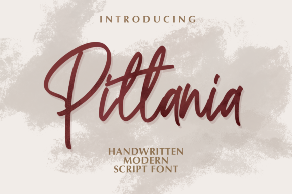 Pittania Font Poster 1