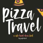 Pizza Travel Font Poster 1