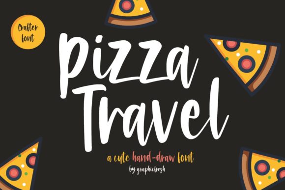 Pizza Travel Font Poster 1